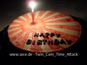 Rising Sun B-Day Torte von meiner Maus